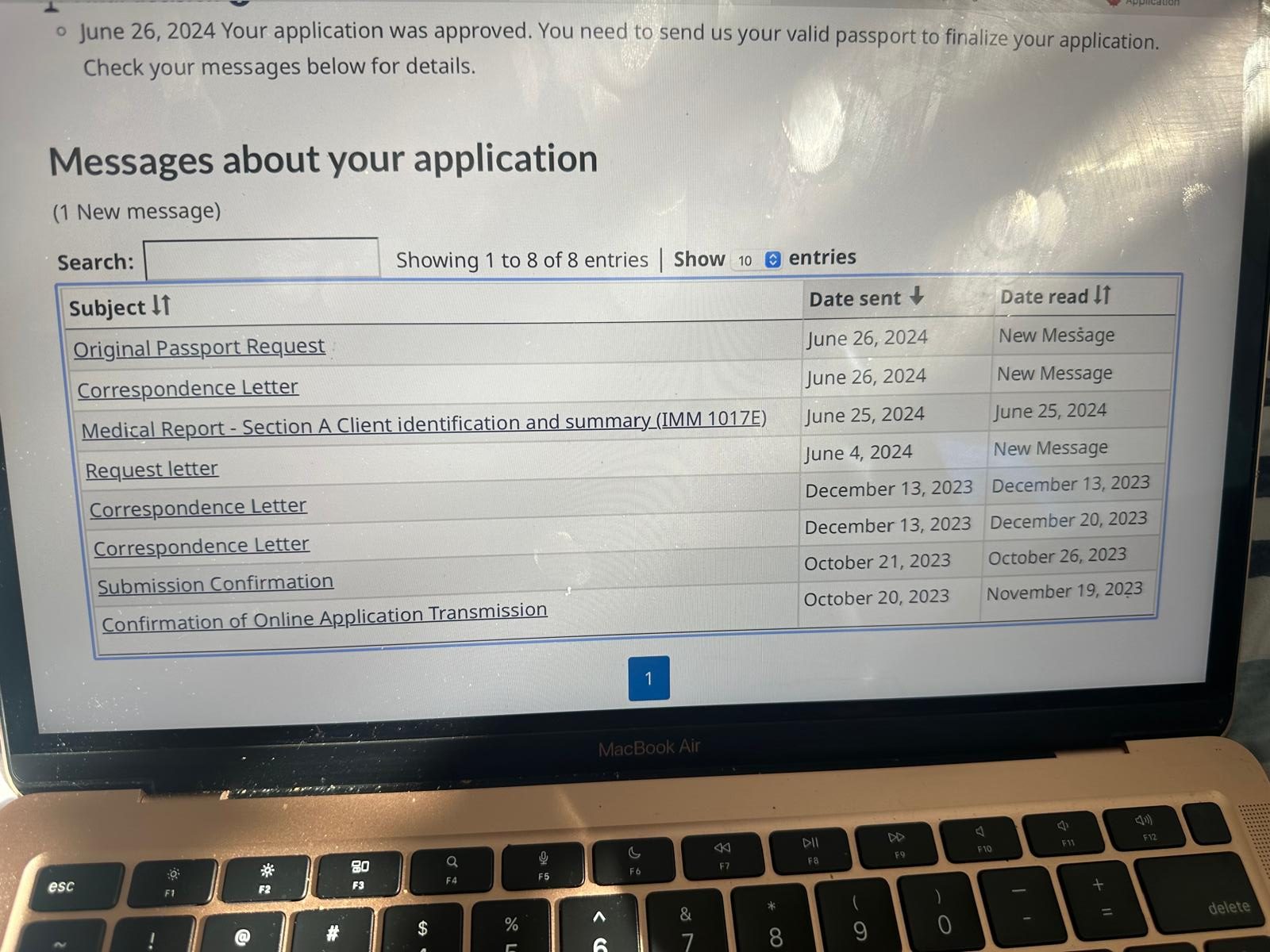 Passport Request from IRCC after 5-Year Ban